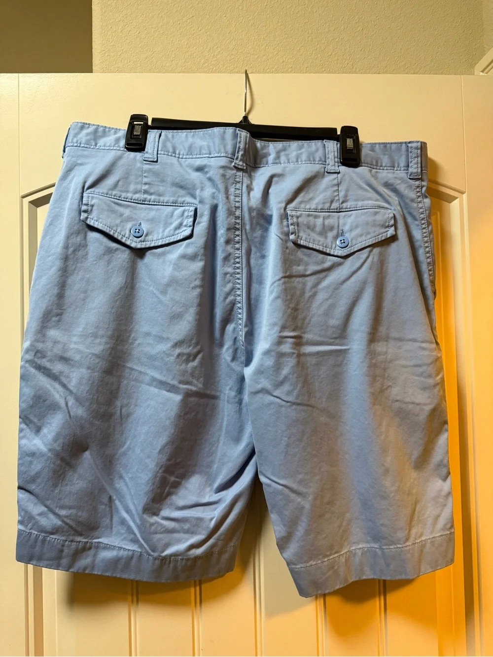 Daniel Cremieux Light Blue Cotton Chino Shorts
